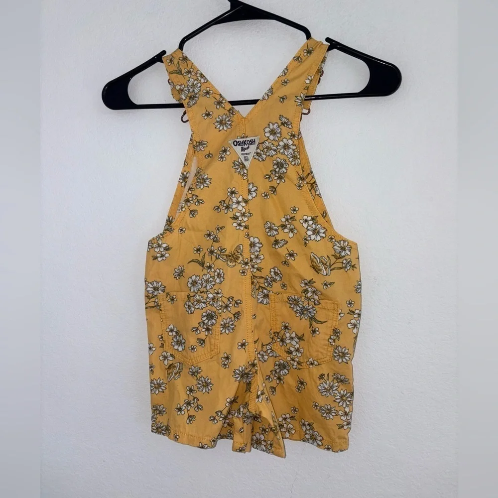 Daisy Knit Denim Shortalls Toddler Girl
